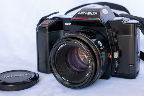 Minolta 5000 obiettivo 50 - +,