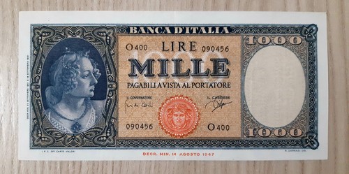 Banconota italiana 000 lire - banconota,