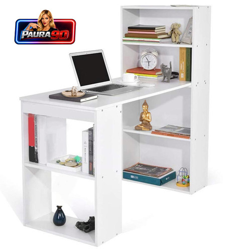Scrivania con libreria - scrivania,