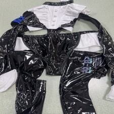 Black Top Shorts set