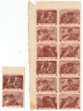 FG0456 Timbro Poster: Croce Rossa Francia - Uniformi Alleatees