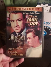 3 Full-Length Features - Meet John Doe, The James Dean story, Penny Serenade