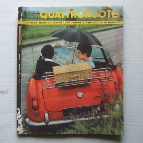 Rivista quattroruote settembre - rivista,