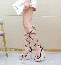 sandali donna zeppa 14 cm