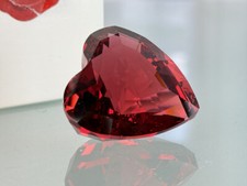 Statua Swarovski cuore rosso