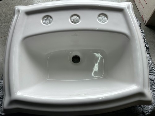Nuovo lavabo con piedistallo - +,