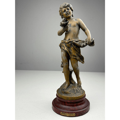 Antica scultura cherubino