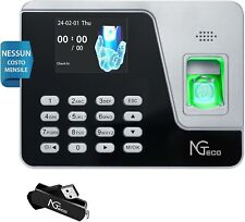NGTeco Rilevatore Presenze con Modulo di Impronte Digitali