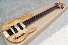 Basso Elettrico 5 Corde Fretless con Tastiera in Palissandro Alta Qualità
