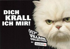 vecchia cartolina 007 Villain
