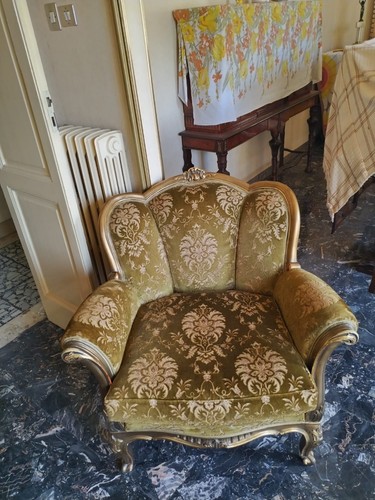 Poltrona stile barocco - poltrona,