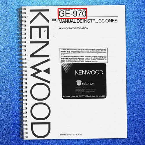 Kenwood 970 graphic - kenwood, ge-970