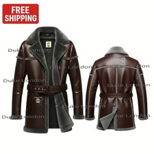 Cappotto lungo uomo vera pelle