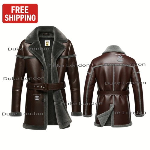 Cappotto lungo uomo vera - , pelle