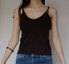 Canottiera corta marrone Brandy&Melville