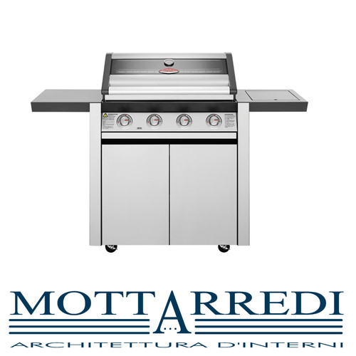 Barbecue con carrello - con,