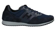 HOGAN 40,5 6,5 OLYMPIA NUOVE ORIGINALI Sneakers da uomo ragazzo pelle blu grigie