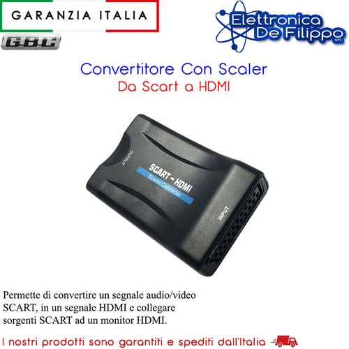 Convertitore scart hdmi - convertitore, da