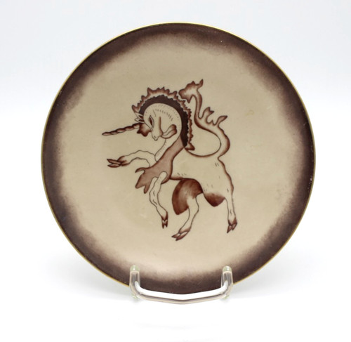 Einhorn handgemalt 1954 auf - handgemalt,