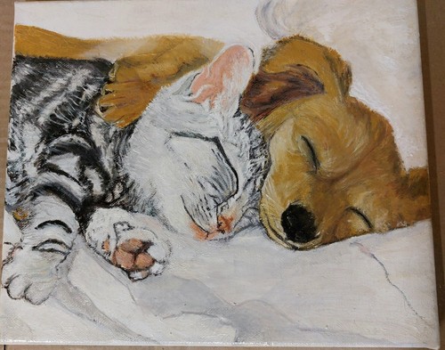 Quadro tela dipinto - su, con