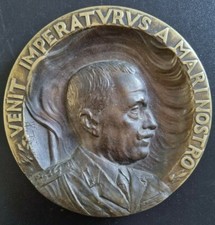 Antica placca in bronzo di Vittorio Emanuele II del I° 900