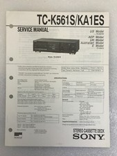 Sony TC-K561S/KA1ES Original