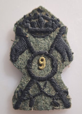 FREGIO BERRETTO REGIO ESERCITO 9° LANCIERI FIRENZE TRUPPA BASSA VISIBILITA'  WW2