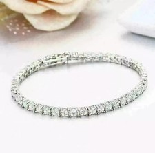 Bracciale tennis in oro bianco