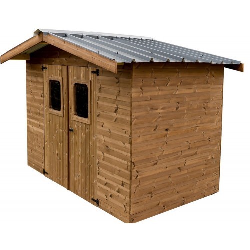 Casetta legno trattato - legno,