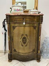 mobile madia antico con top in marmo