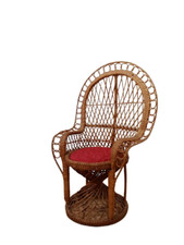 Poltroncina in vimini da bambino  - metà 900 - piccole dimensioni