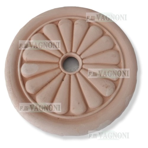 Rosone terracotta fontana - rosone,