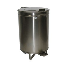 Pattumiera acciaio inox 50