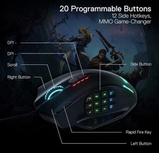 Redragon M908 IMPACT RGB LED