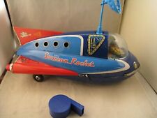 TIN TOY MASUDAYA JAPAN SONICON SPACE ROCKET BATTERY OPERATED