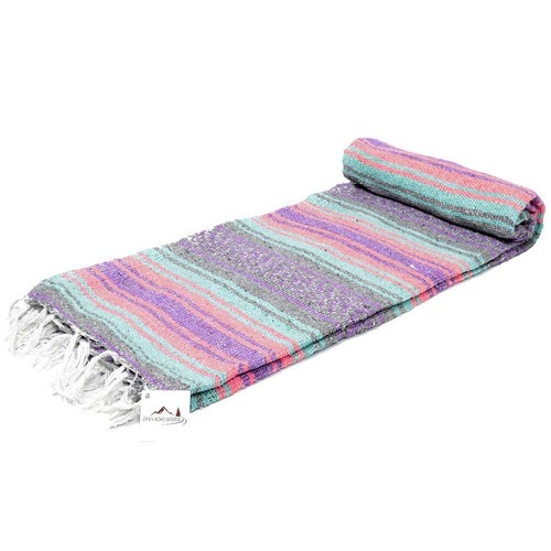 Coperta messicana pastello
