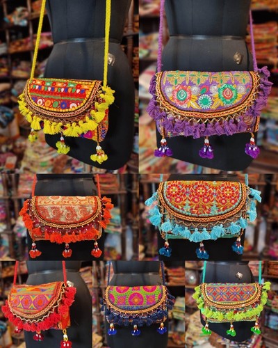 Nuova borsa pochette ricamo