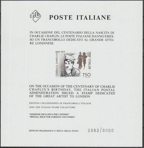 Italia 164 1989 l - -, 750