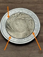 Moneta 2 euro 2004 ITALIA World Food Programme Italy Italien Италия DEFECT COIN