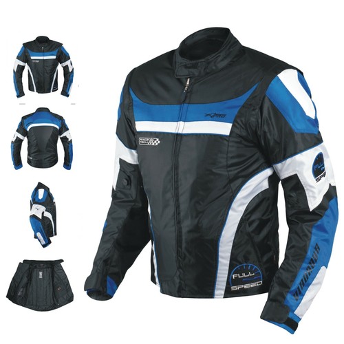 Giacca moto manica staccabile - moto,