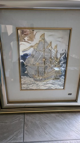 Quadro argento oro - quadro, in