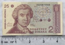 Banconota 25 dinara Repubblica