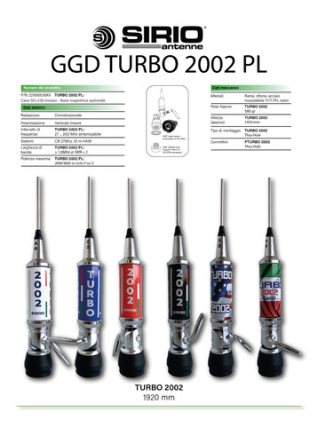 Antenna ggd turbo - cb,