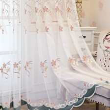 Tenda a rete in pizzo ricamo