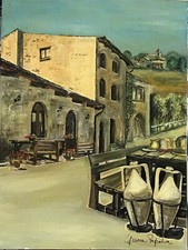 Olio Su Tela - In Campagna