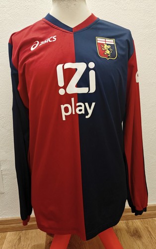 Maglia genoa match worn shirt - match,