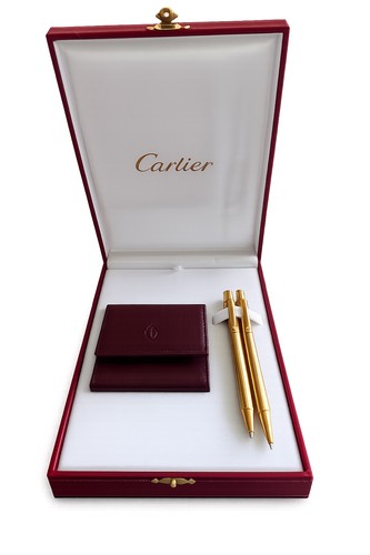 Luxury cartier pen set with - cartier,