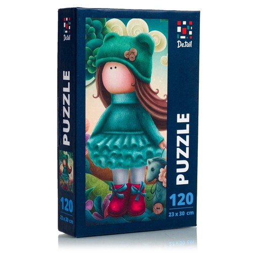 Puzzle educativo 120pz bambola - puzzle,