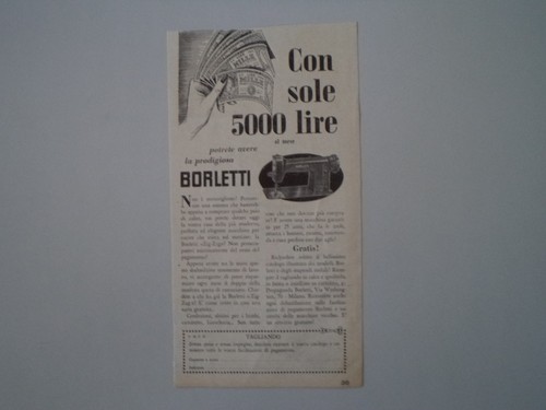 Advertising pubblicità 1955 - advertising,