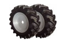 Coppia ruote gommate 8 - gommate, 4.00.8